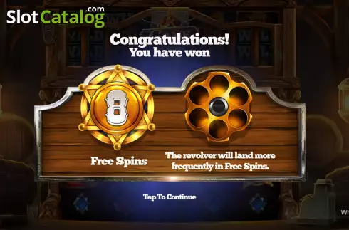 Free Spins Win Screen 2. The Game With No Name slot