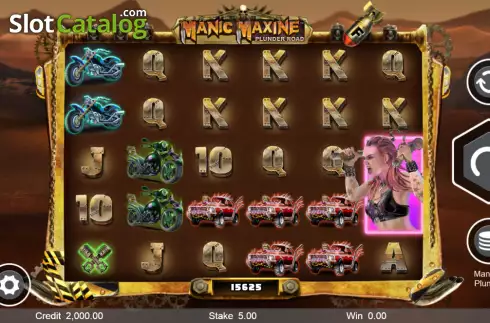 Bildschirm2. Manic Maxine: Plunder Road slot