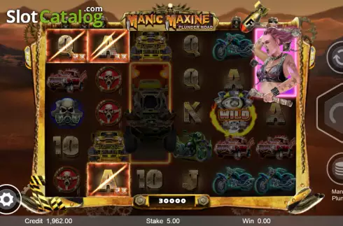 Win screen 2. Manic Maxine: Plunder Road slot