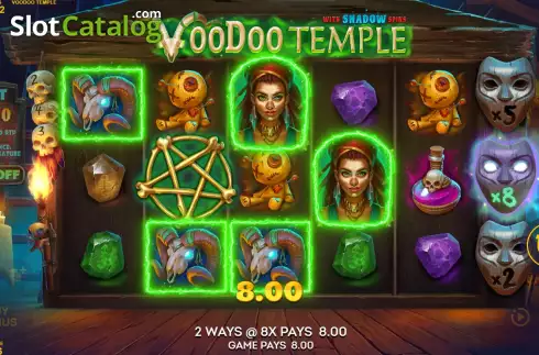 画面4. Voodoo Temple カジノスロット