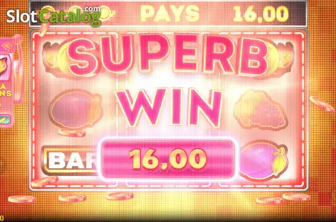 Win Screen 4. Coins on Fire slot