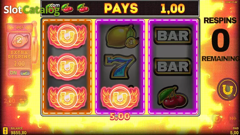 Coins on Fire Respins