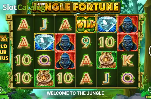 Game Screen. Jungle Fortune slot