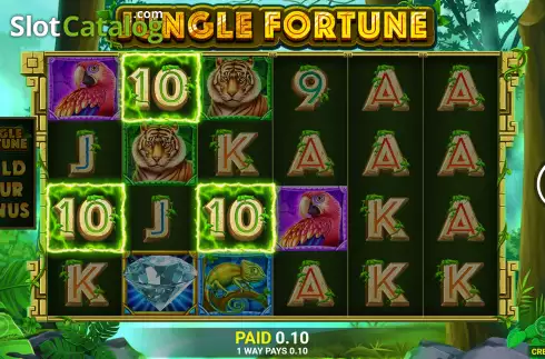 Win Screen. Jungle Fortune slot