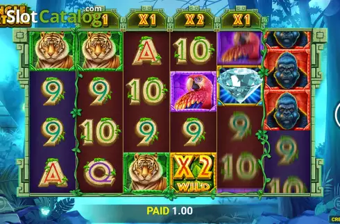 Free Spins Gameplay Screen 2. Jungle Fortune slot