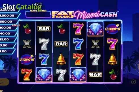Ekran2. FatStacks Miami Cash yuvası