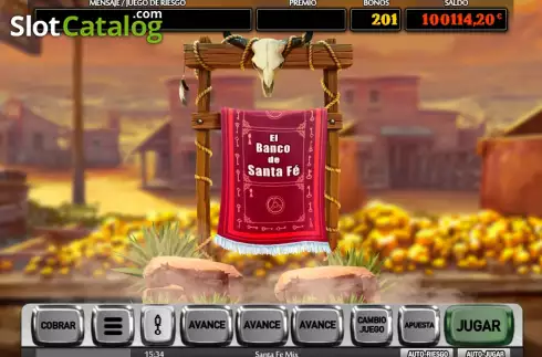 Bonus Game screen 2. Santa Fe Mix slot