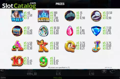 Captura de tela5. Ice Queen (MGA Games) slot