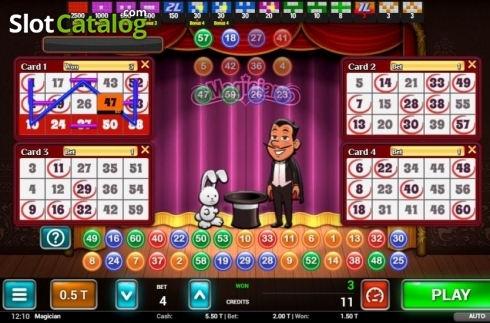 Game Screen 2. Magician Bingo slot