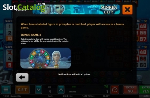 Captura de tela6. Sunken City Bingo slot