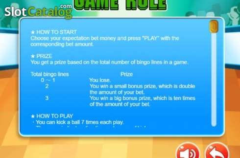 Bildschirm4. Penalty Bingo slot