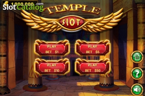 Start Screen. Temple Slot slot