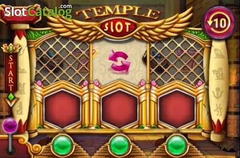 Game Screen. Temple Slot slot