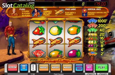Schermo5. Flash Gordon (MGA Games) slot