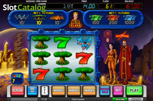 Schermo8. Flash Gordon (MGA Games) slot