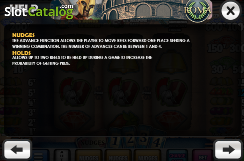 Skärmdump6. Roma (MGA Games) slot
