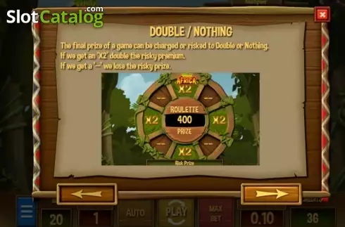 Paytable 4. Wild Africa slot