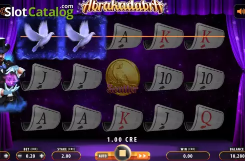 Pantalla3. Abrakadabra (Macaw Gaming) Tragamonedas 