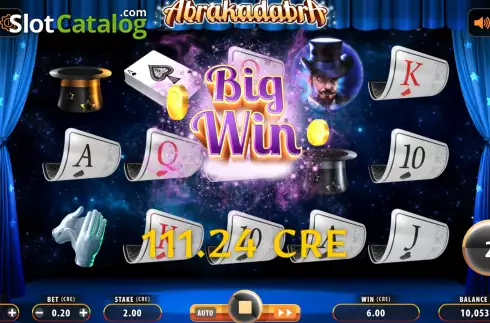 画面4. Abrakadabra (Macaw Gaming) カジノスロット