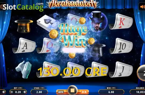 Ecran5. Abrakadabra (Macaw Gaming) slot
