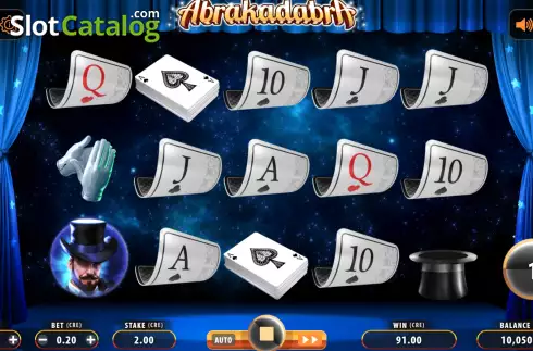 Bildschirm8. Abrakadabra (Macaw Gaming) slot