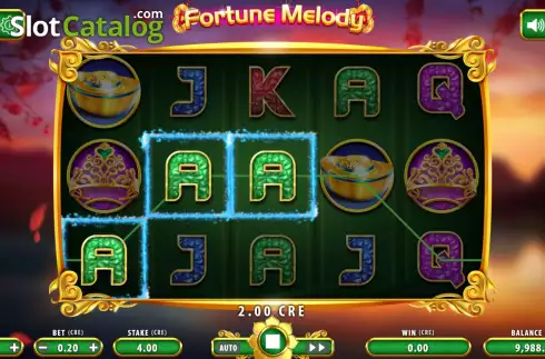 Bildschirm3. Fortune Melody slot