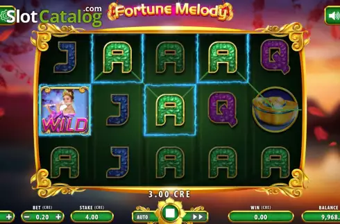 Bildschirm4. Fortune Melody slot