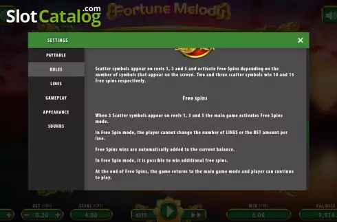 Captura de tela8. Fortune Melody slot