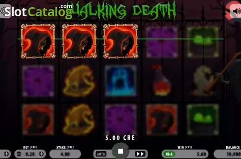 画面4. Walking death (Macaw Gaming) カジノスロット