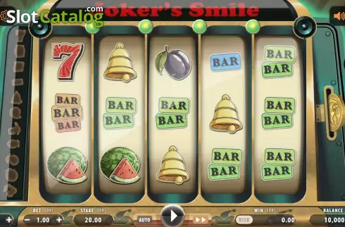Game screen. Joker's Smile slot