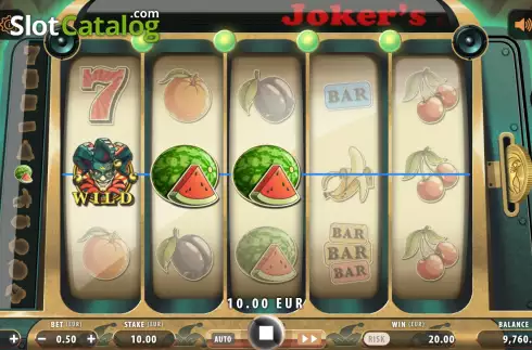 Win screen 2. Joker's Smile slot