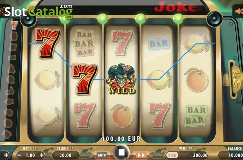 Win screen 4. Joker's Smile slot