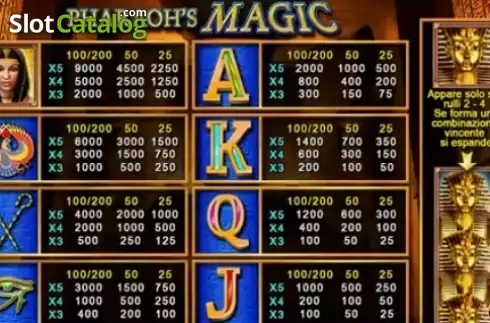 Captura de tela5. Pharaoh's Magic slot