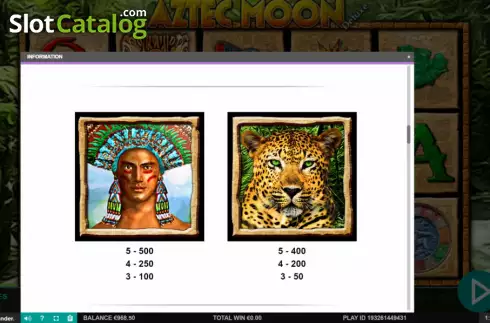 Captura de tela8. Aztec Moon slot