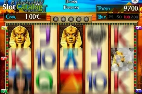 Reel screen. Pyramid Quest (Magic Dreams) slot