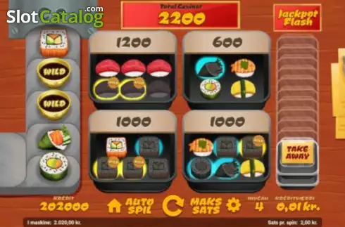 Game screen 2. Sushi (Magnet Gaming) slot