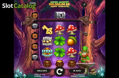 Game screen. Lucky&#039;s Factory slot