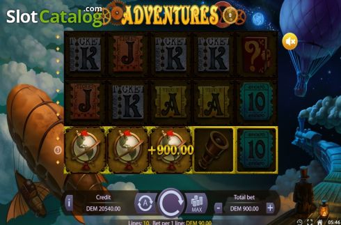 Ekran3. Adventures (Mancala Gaming) yuvası