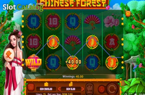 Ecran4. Chinese Forest slot