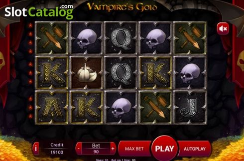 Bildschirm2. Vampires Gold slot