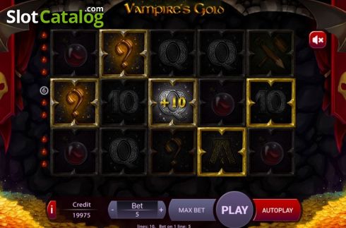 Bildschirm5. Vampires Gold slot