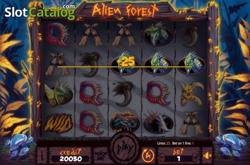 Win 1. Alien Forest slot