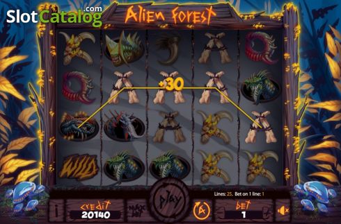 Win 3. Alien Forest slot