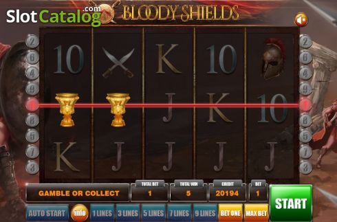 Win 3. Bloody Shields slot