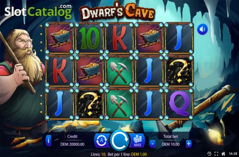 Reel screen. Dwarfs Cave slot