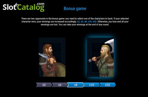 Bonus game screen. Era of Vikings slot