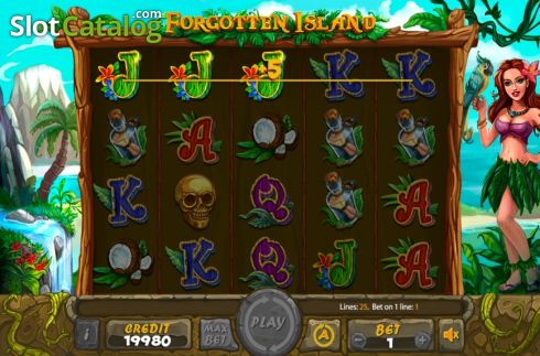 Bildschirm3. Forgotten Island slot