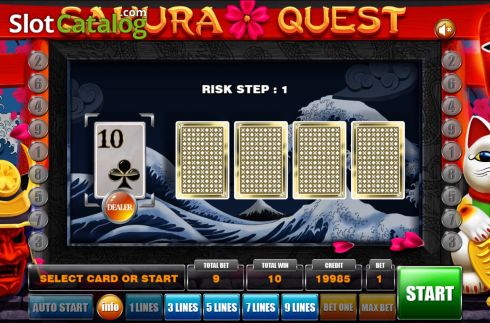 Pantalla6. Sakura Quest (Mancala Gaming) Tragamonedas 