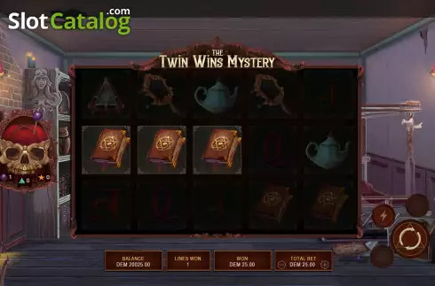 Win screen 2. The Twin Wins Mystery slot