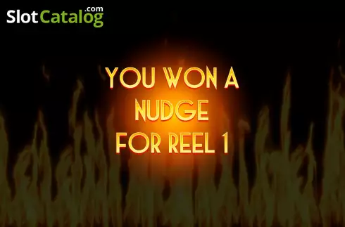Nudge Feature Win Screen. Reel Reel Hot slot